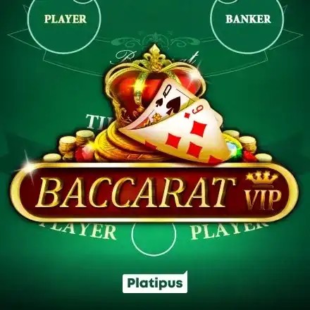 Baccarat VIP slot logo by Platipus at NaoBet