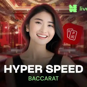 Hyper Speed Baccarat logo – Live Dealer by Evolution at NaoBet