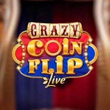 Crazy Coin Flip logo by Evolution NaoBet